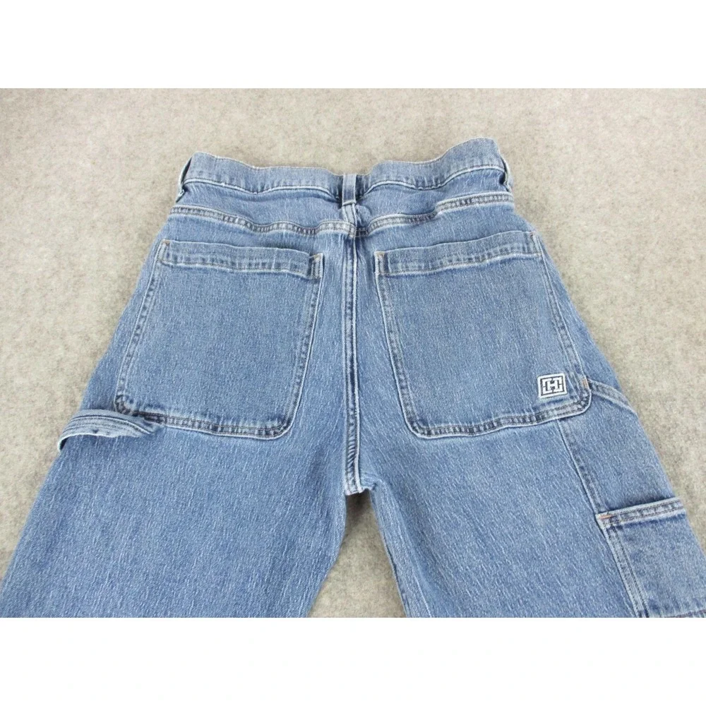Hollister Jeans Mens 32x30 Blue Super Baggy Wide Leg Relaxed Medium Wash Y2K
